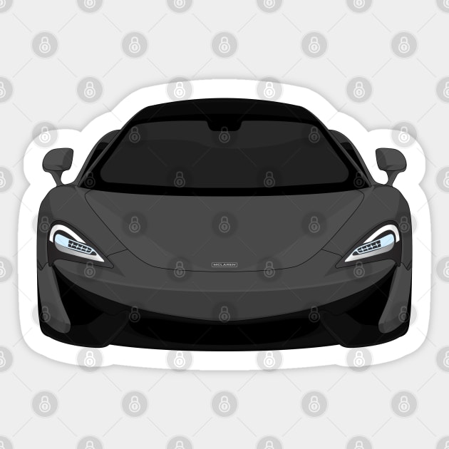 MCLAREN 570S DARK-GREY Sticker by VENZ0LIC